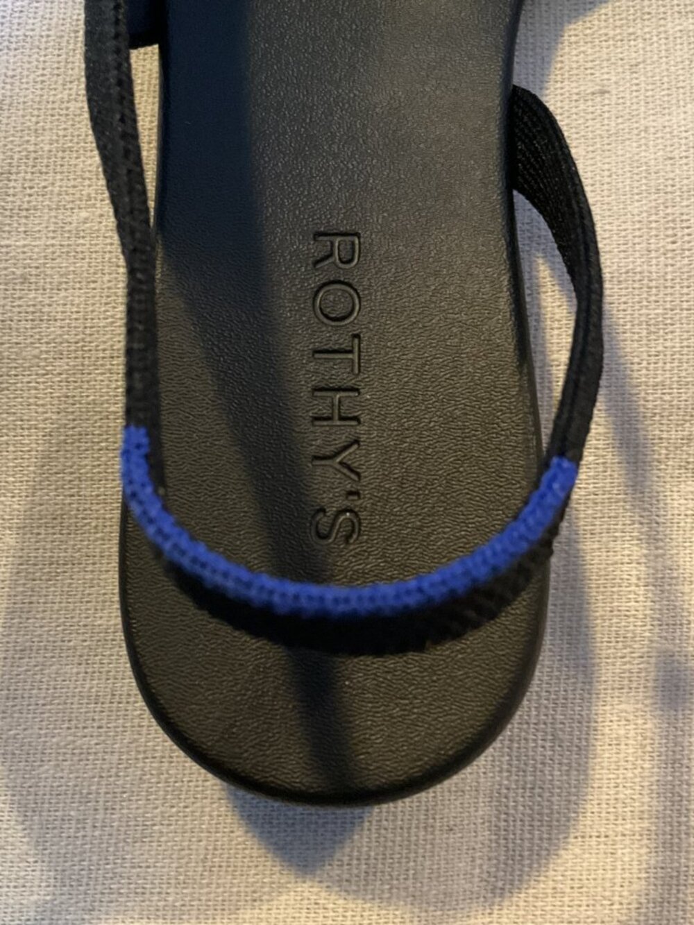 NWB Women’s Rothy’s The Almond Slingback, Black, Sz 10 - Picture 10 of 11